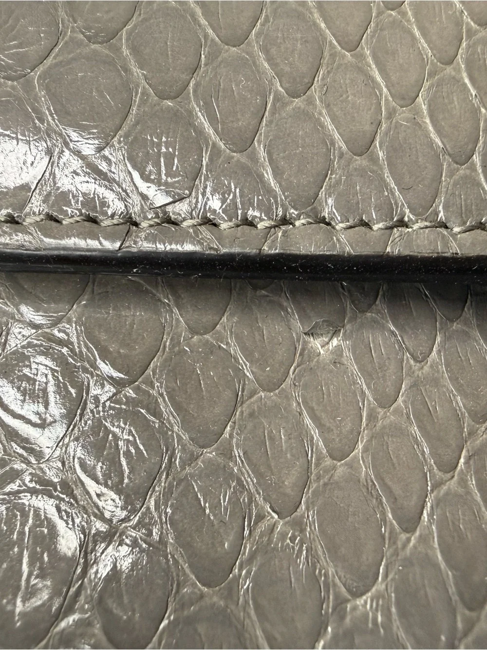 Gucci structured gray